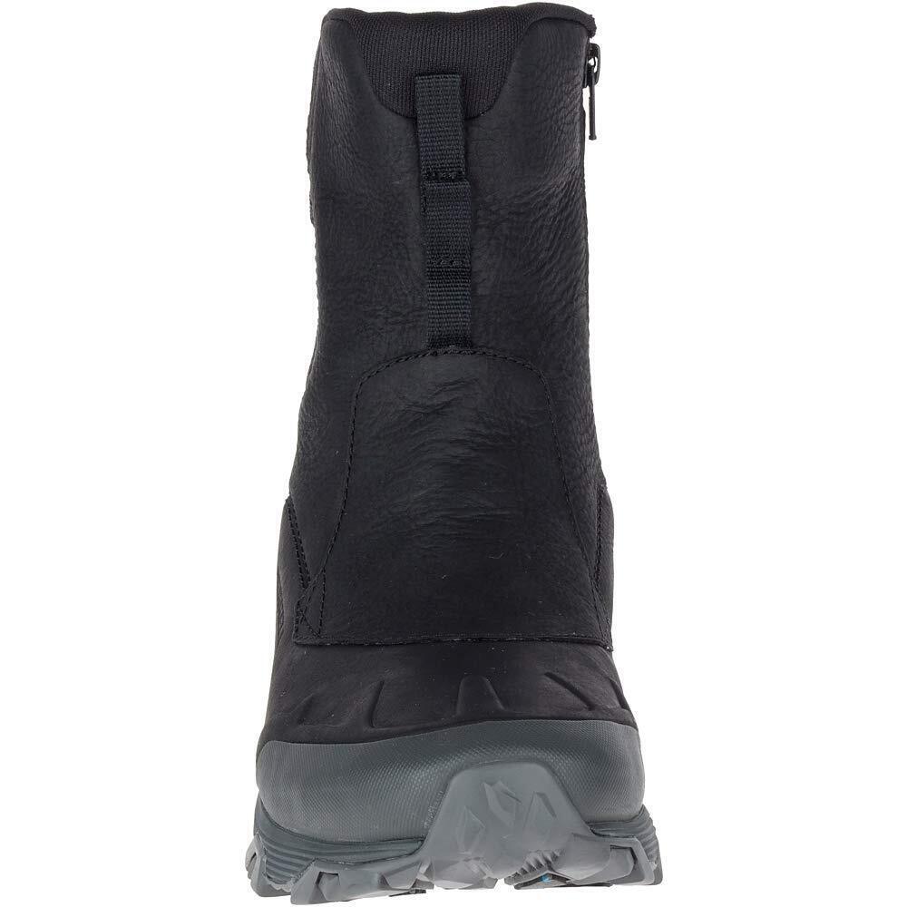 MERRELL MEN'S COLDPACK ICE+ 8" ZIP POLAR WATERPROOF SNOW BOOT, BLACK, 11 M US - Picture 4 of 6